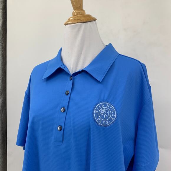 Nike Golf Shirt XXL Dri Fit Performance Top Wild Horse Pass Course Polo *READ - Picture 3 of 16